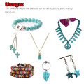 Best Selling M0006 Round Shape Mix Color Tibetan Sleeping Beauty Turquoise Beads Persian Turquoise Stones
